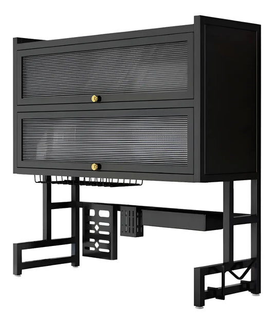 Mega escurridor de platos doble