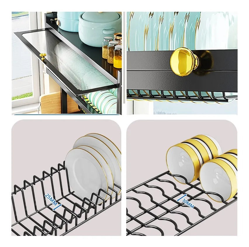 Mega escurridor de platos doble